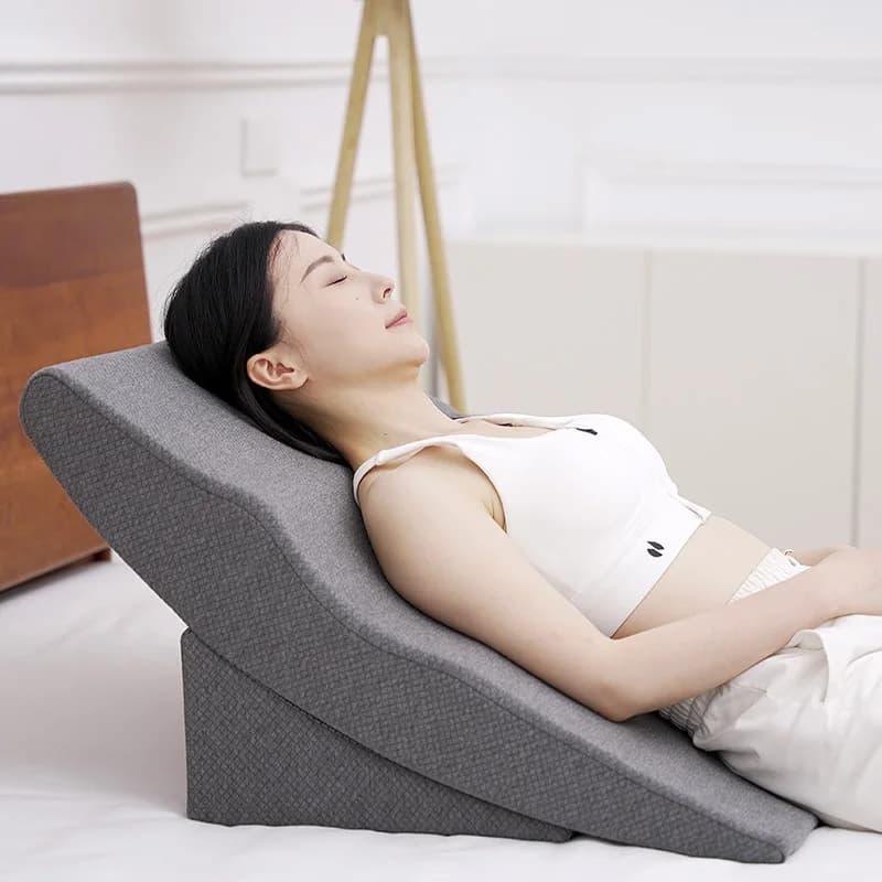 Gastroesophageal Anti Reflux Pendenza Cuscino Postoperatorio Cura del Letto Cuscini Triangolari Schienale Reclinabile Cuscino Regolazione dell'altezza