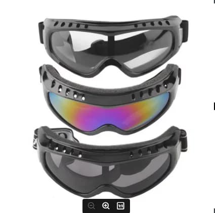 1 pz HD Sport all'aria aperta Occhiali da sci Uomo Donna Snowboard Occhiali da neve Moto Motocross Occhiali Lenti trasparenti Occhiali da sci