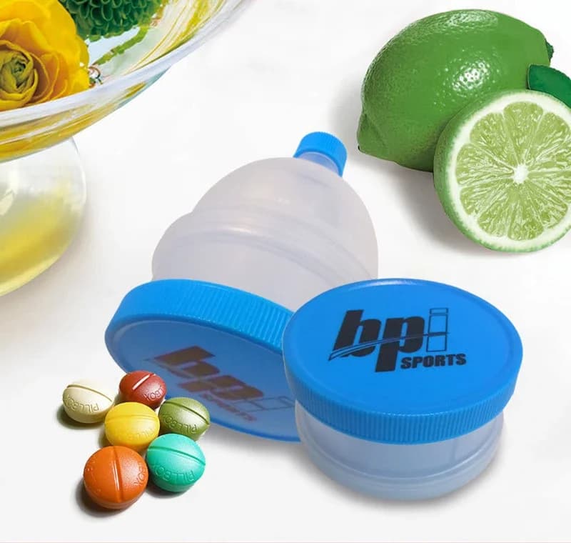 2 layer powdered funnel Portable filling funnel Gym partner for water bottle and bottle for protein shaker without BPA