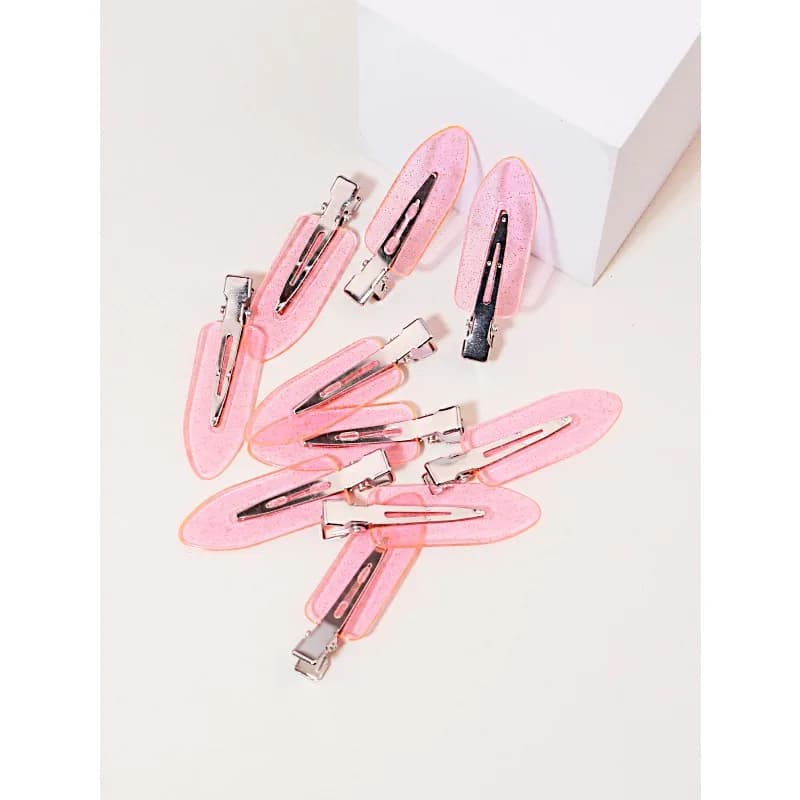 10 fashionable transparent hair clips for girls seamless, facial accessories, styling clip for real hair wigs