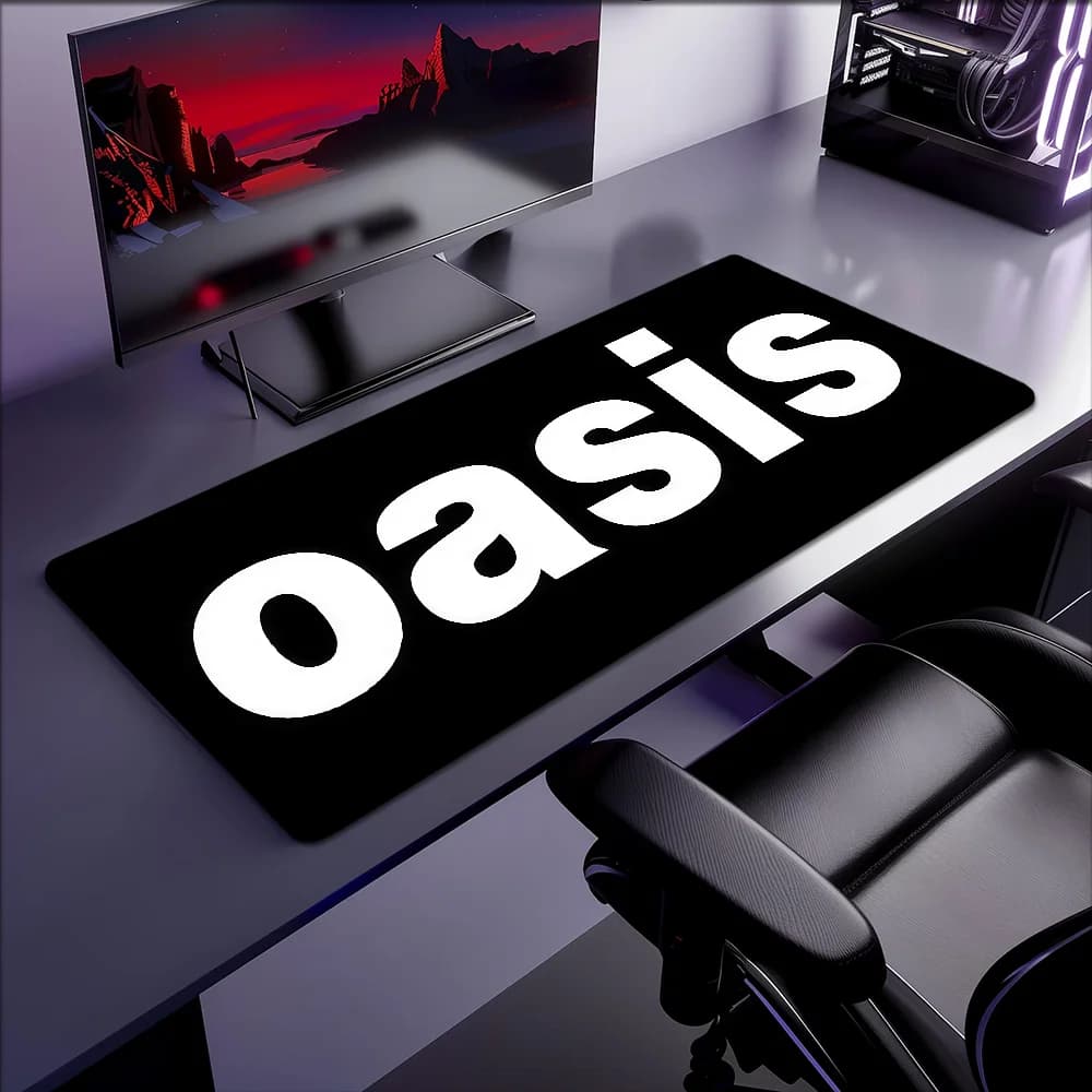Tappetini da scrivania XXL per desktop con elastico caldo Tappetino per mouse grande addensato O-Oasis da gioco antiscivolo per ufficio