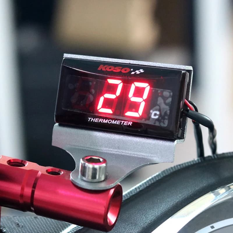 Universal Water Temperature Meter for Motorcycle LCD Display Digital Igrometer Instrument Thermometer Sensor Change Motorcycle