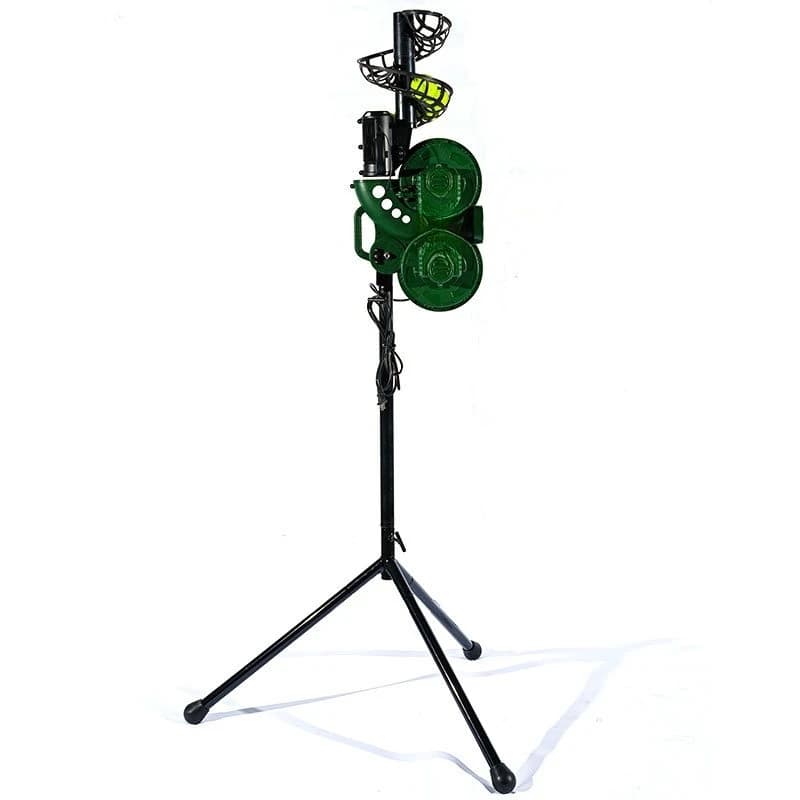 Macchina lancia-palline da tennis a doppia ruota ZH-666WZ, macchina per l'allenamento del servizio, macchina lancia-palline per allenatore, macchina lancia-palline self-service a cinghia singola