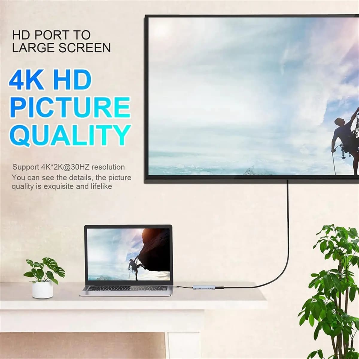 * Docking station HUB USB C 11 in 1 ABDH Adattatore HUB compatibile da 4K tipo C a HDMI USB-C a VGA RJ45 PD Hub USB da 100 W