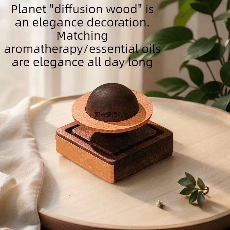 Natural Wooden Aromatherapy Diffuser | Car and Living Room Aromatherapy | Indoor Scent Diffuser | Long-Lasting Fragrance Incense