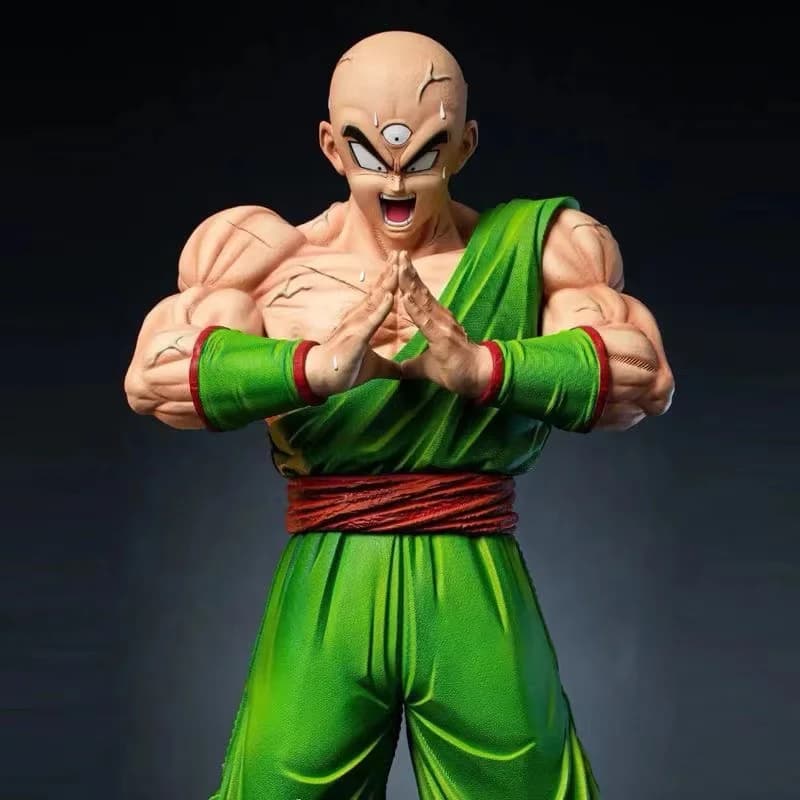 30 cm/11.81 pollici Anime Dragon Ball Z Tien Shinhan Figura Tien Shinhan Kikoho Action Figures Gk Collezione di statue Modello Giocattoli Regali