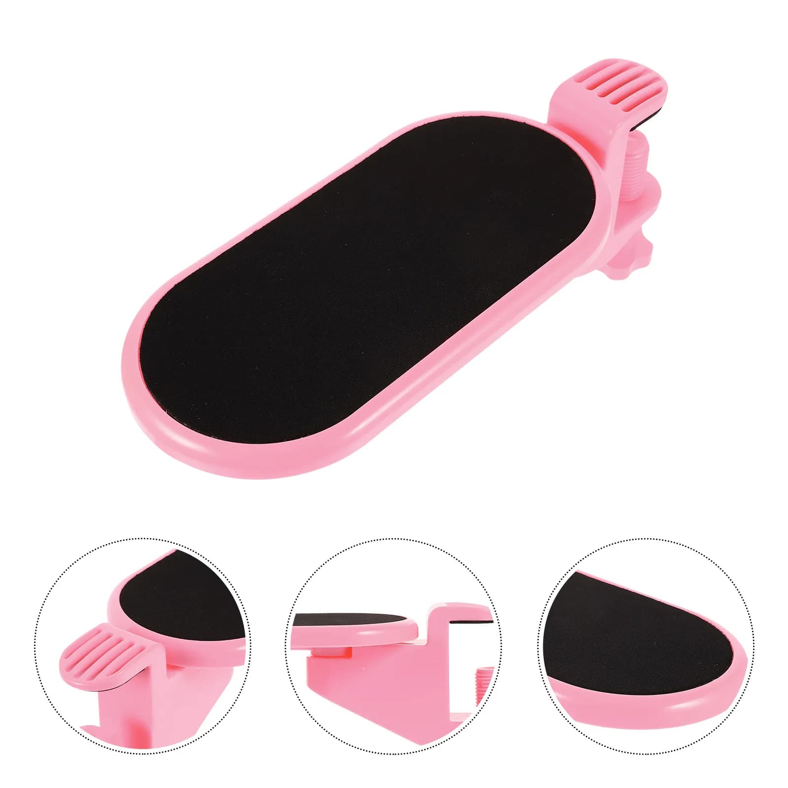 Supporto Ergonomico per Braccio e Gomito da Scrivania, Senza Foratura, per Gaming e Ufficio, Estensione Tavolo, Poggiapolsi e Gomito