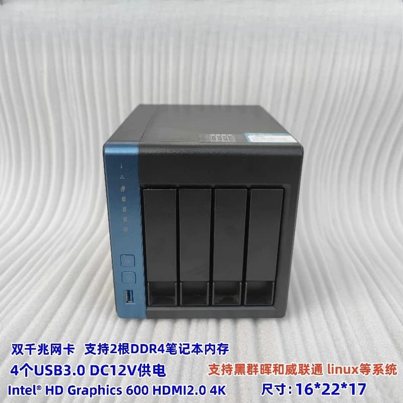 TS-451D NAS a 4 dischi, Storage di Rete, Cloud Drive Personale/Enterprise, 4K J4025