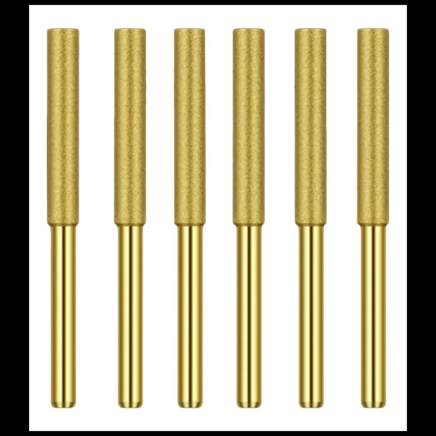 Set di 6 Lime Cilindriche per Affilare Catene di Motoseghe, Utensili per Affilatura e Lavorazione, Kit per Attrezzi Elettrici