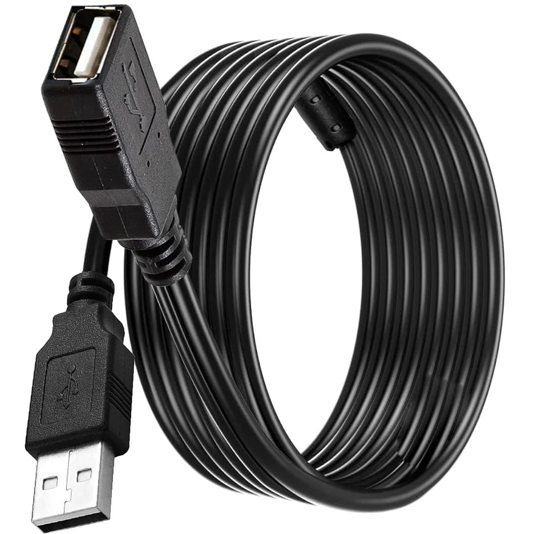 USB 2.0 extension cable, USB 2.0 extension type A male to female, extension cable for IP camera, USB stick, keyboard, mouse