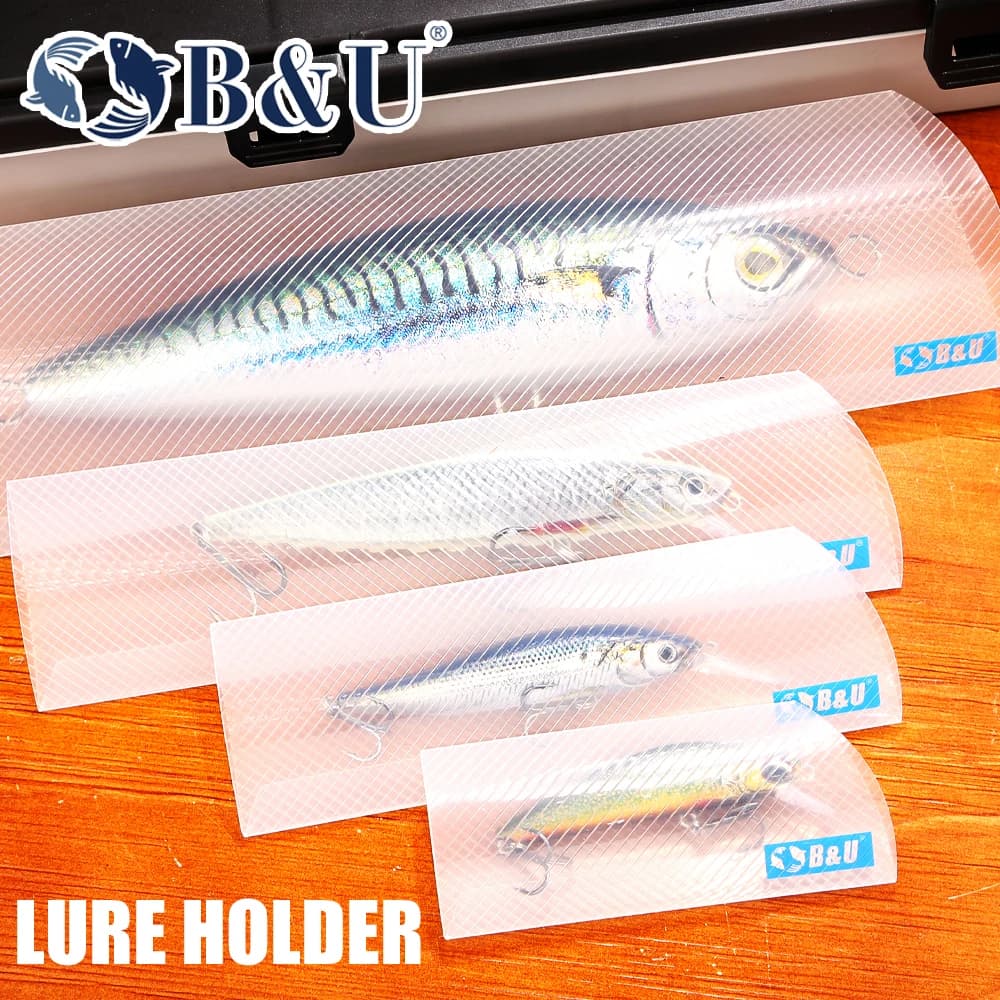 B&U Fishing bag holders for hard/soft baits, multiple pack for fresh and salt water fishing gear
