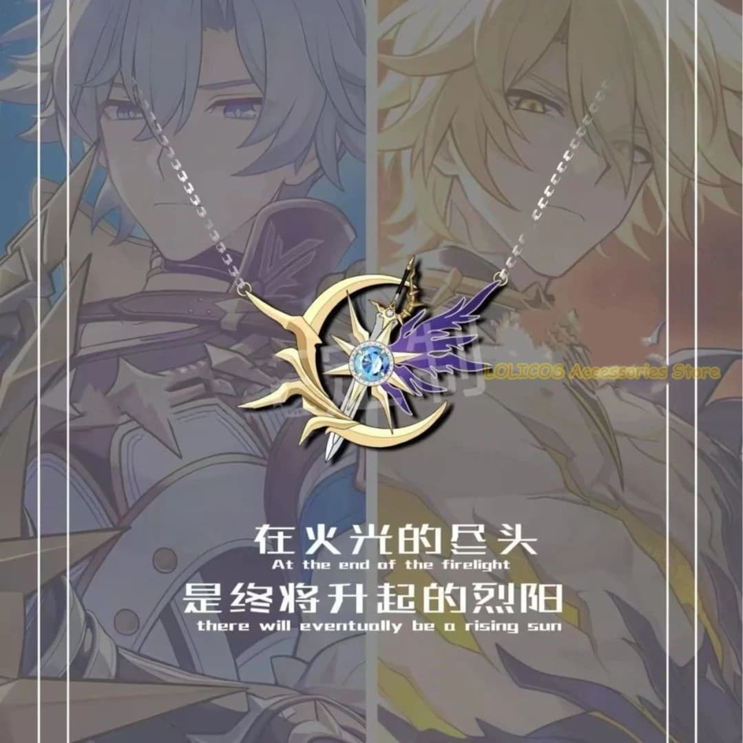Game Honkai: Star Rail Phainon Necklace with pendant Prop Cartoon Necklace with clavicle Pendant Adorna birthday gift