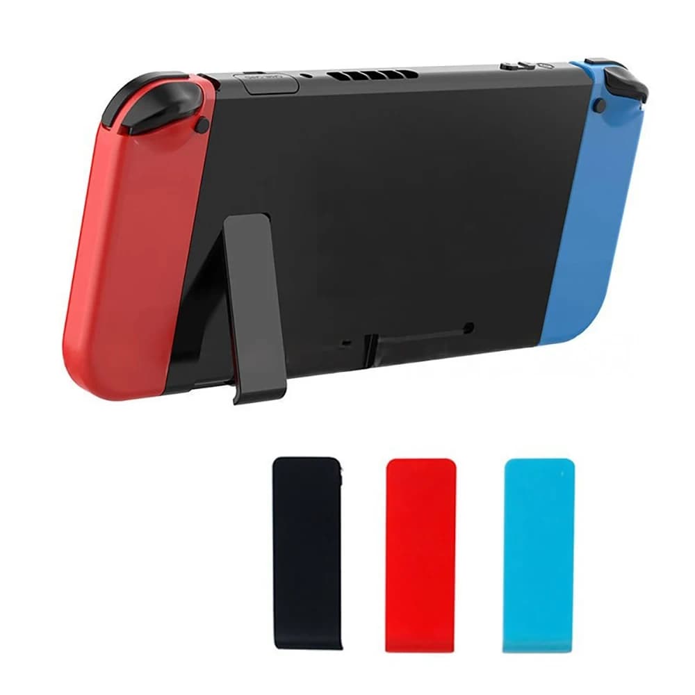 Supporto di Ricambio per Switch Back Holder Kickstand Shell Bracket per Console Nintendo Switch NS NX con Vite per Riparazione