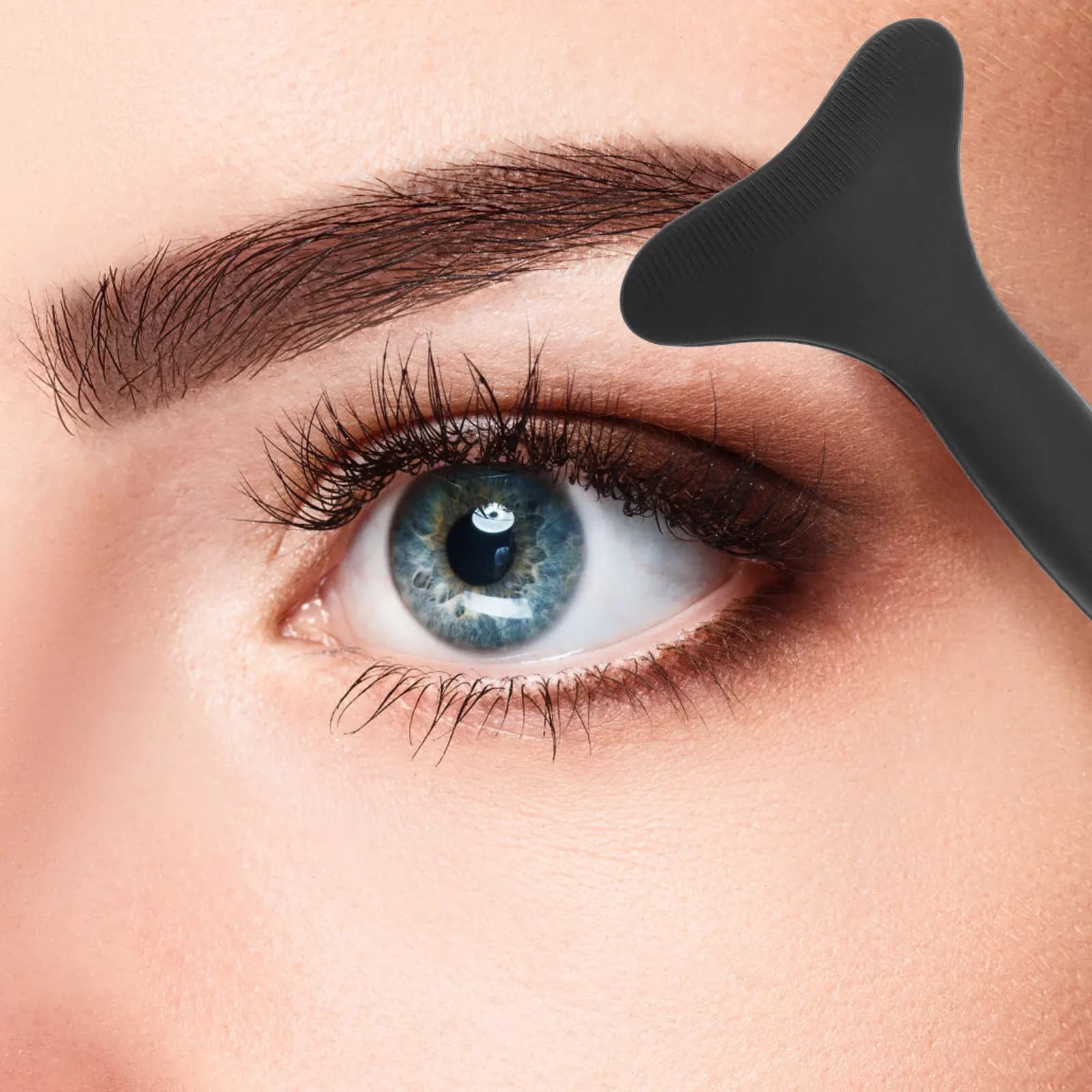 Set di 6 Spazzole in Silicone per Sopracciglia, Strumento di Bellezza Preciso e Riutilizzabile per Donne e Ragazze
