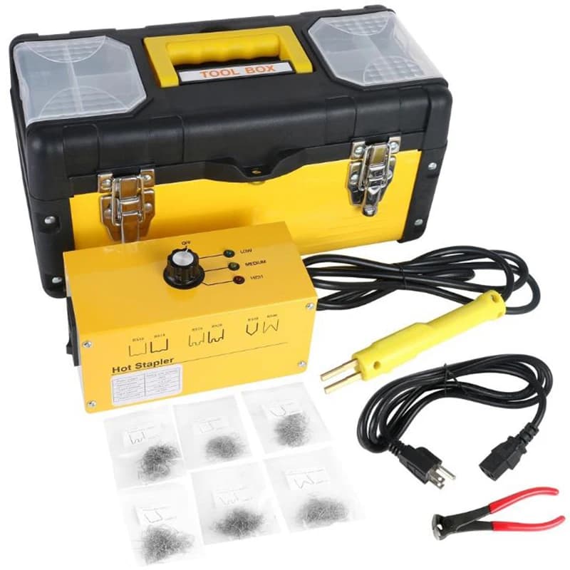 Kit di riparazione in plastica per cucitrice Saldatrice in plastica Pistola per punti metallici a caldo Saldatore in plastica