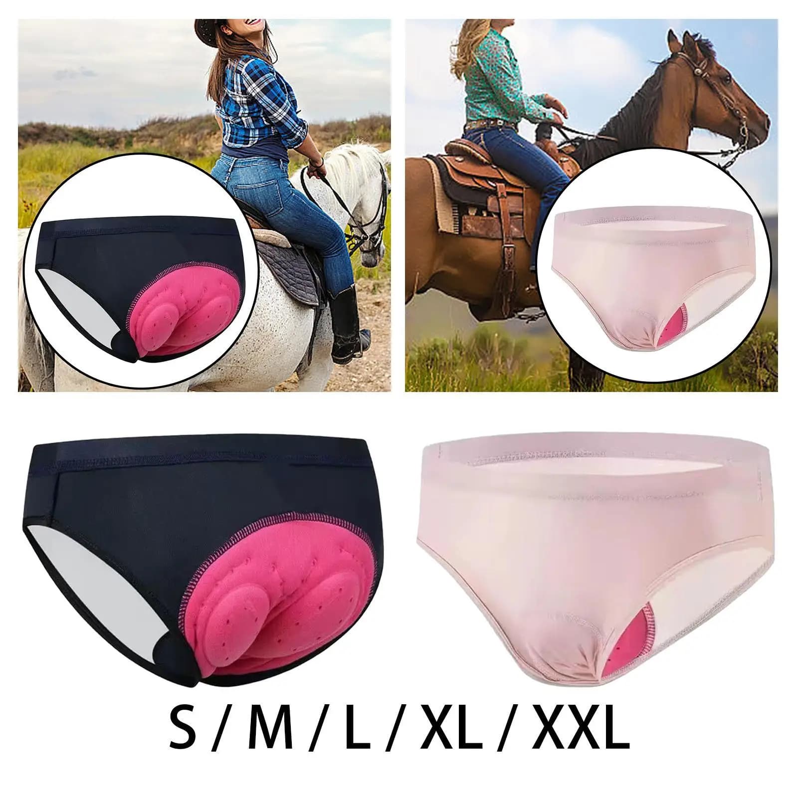 Intimo da Ciclismo Padded per Donna, Slip da Bici alla Moda, Clothing Sportivo asciugatura Rapida e Light