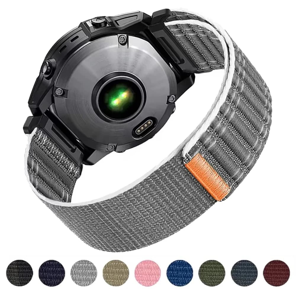 Quick Fit 20 22 26mm Nylon Strap for Garmin Fenix 8 47/51mm 7 7S 7X E 6 6X 5X Tactix 8 Forerunner 965 955 Band Enduro 3 Bracelet