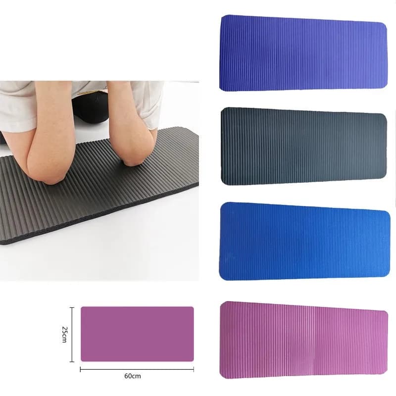 1x Tappetino da yoga antiscivolo per sport e fitness, tappetino da yoga in gomma confortevole da 1,5 cm di spessore per esercizi di yoga e pilates, tappetino per ginnastica