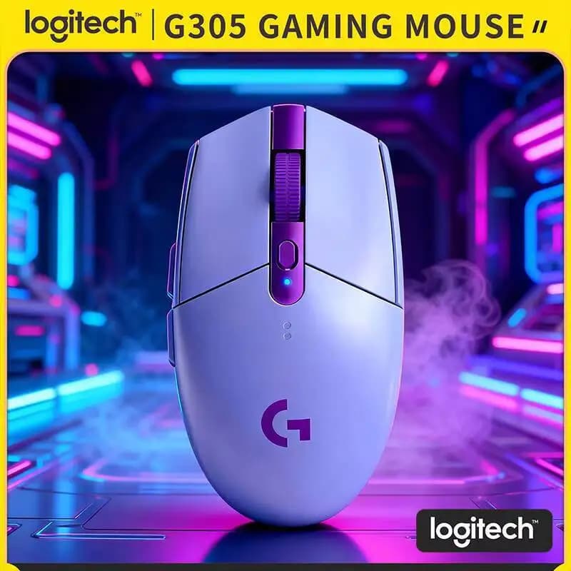 Mouse da Gaming Logitech G305 Wireless, 12000 DPI HERO, 6 Pulsanti Programmabili, Batteria da 250 Ore, 99g, Risposta LIGHTSPEED 1ms
