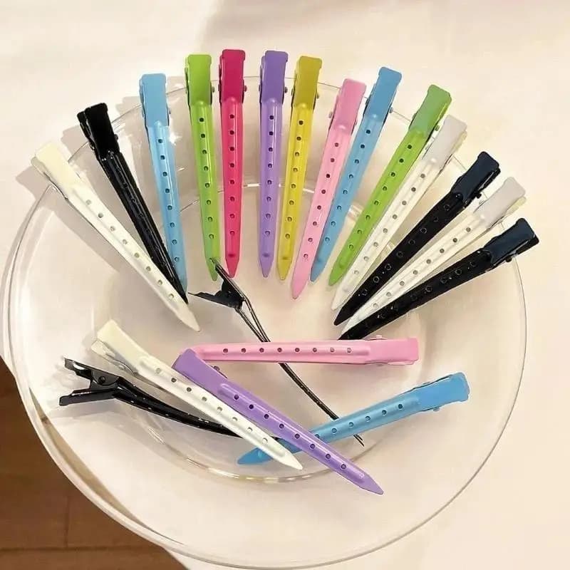 ㉻Metal Duckbill Clips Fluffy Root Lift Barrettes Volumizing Styling Clamps Perm Curly Fixing DIY Salon Pro Accessory Tools