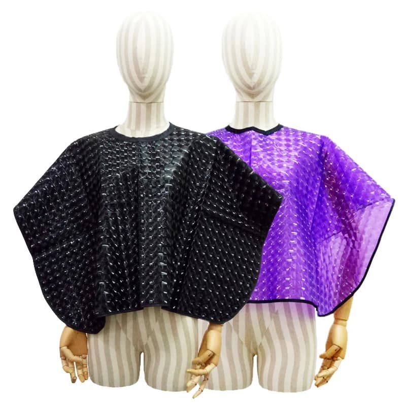 1 pcs water wave dyeing for hair apron mantle to iron keratin chemical service soft salon disposable barber cloth
