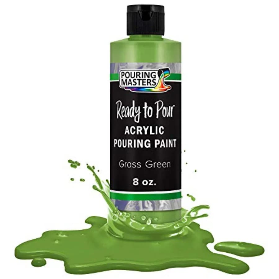 Acrylic Ready to Pour Pouring Paint - Premium 8-Ounce Pre-Mixed Water-Based - for Canvas, Wood, Paper, Crafts, Tile, Rocks and