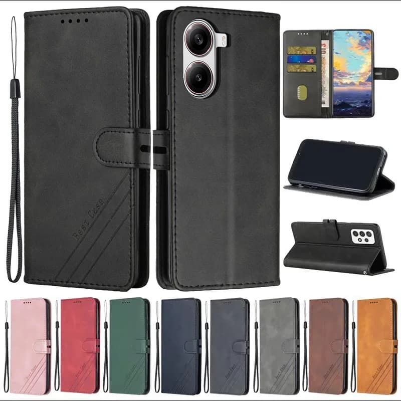 Per Xiaomi Poco X7 Pro Custodia in pelle Flip per Coque Xiomi Xiaomi Poco X7 pro PocoX7 X 7 Custodie per telefoni Custodia a portafoglio magnetica