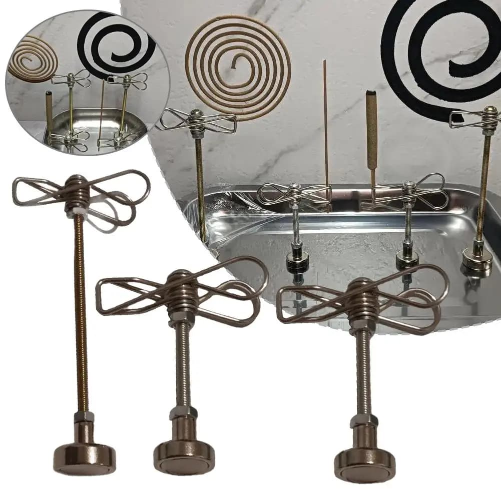 Movable Mosquito-repellent Incense Holder Vertical Frame Adjustable Angle Clamp Universal Moxa Stick Bracket Incense Tray Holder