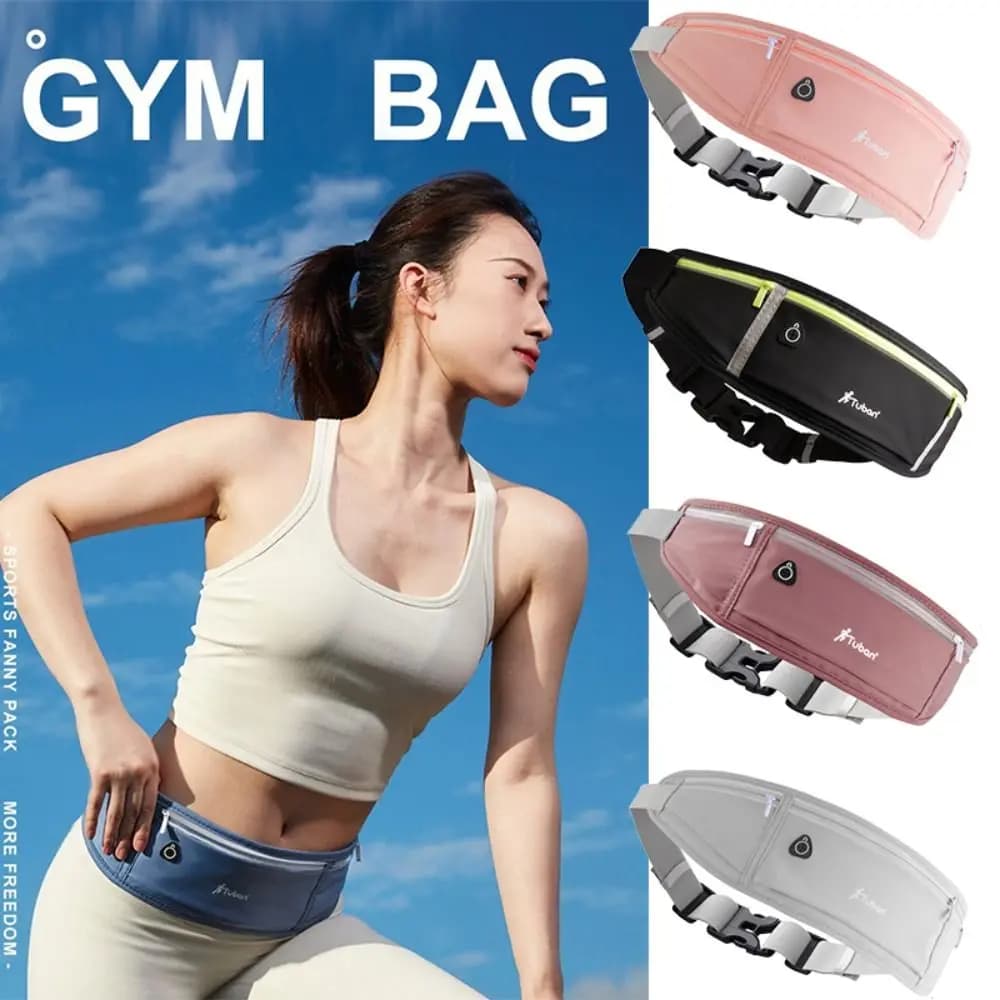 New Hidden Running Waist Bag Lightweight Waterproof Sports Belt Pouch Belt Waist Pack Gym Bags Mobile Phone Bag Women