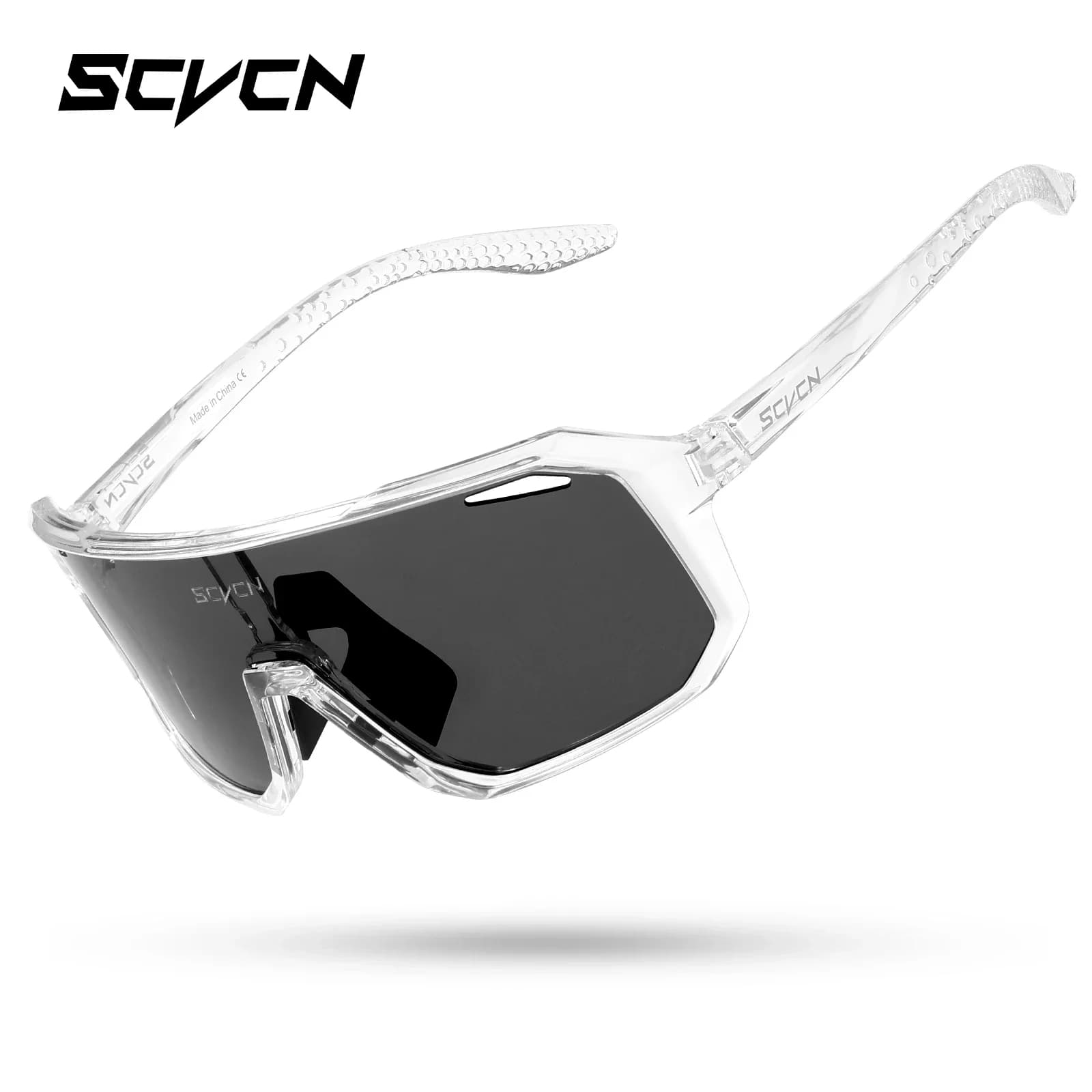 SCVCN Occhiali da trekking Occhiali da sole da strada alla moda UV400 Occhiali da ciclismo all'aperto Bici sportiva per uomo Occhiali da sole da bicicletta MTB