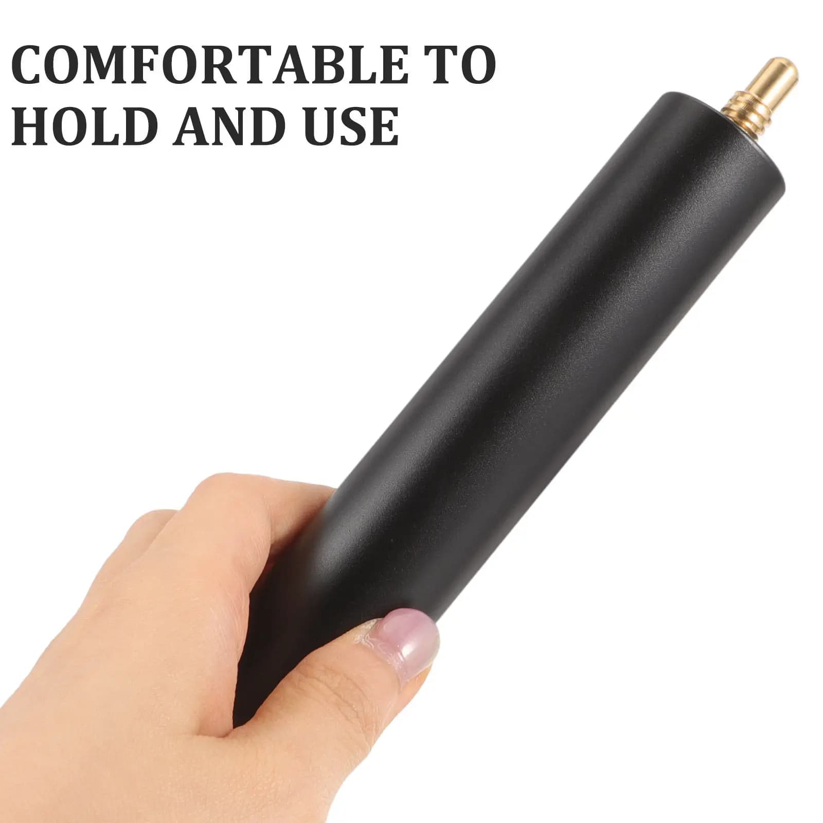 Aluminium Alloy Billiard Cue Extender Pool Cue Extension Stick Professional Grade Stable Comfortable Palm Impact