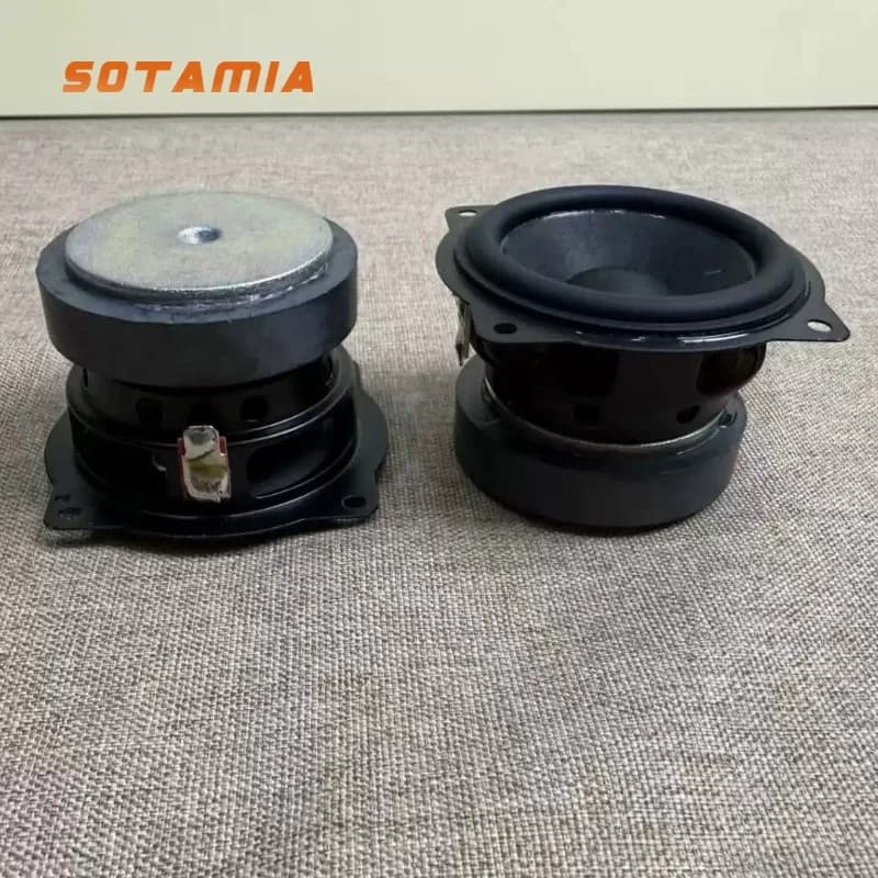 SOTAMIA 2Pcs 2.5 Inch Full Range Audio Speaker 4 Ohm 20W Sound Music Home Theater HIFI Loudspeaker DIY Bluetooth Speaker