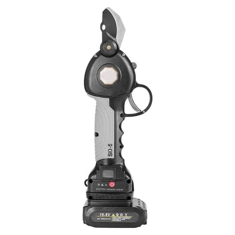 Professional Cordless Garden Electric Scissors Tree Branch Pruner Lithium Battery Steel Shear Machine For Plant Pruning
