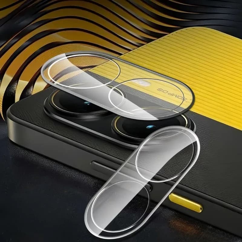 Per Xiaomi Poco X7 Pro 3D Obiettivo Della Fotocamera Della Copertura Posteriore Della Protezione In Vetro Temperato per POCO X7Pro Obiettivo Della Copertura Della Pellicola