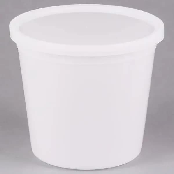 Set di Cinquanta Contenitori Deli con Coperchi Ermetici per Conservazione Alimenti, Trasparenti, Organizzazione Cucina, Anti-perdita, Senza BPA, 168 Oz