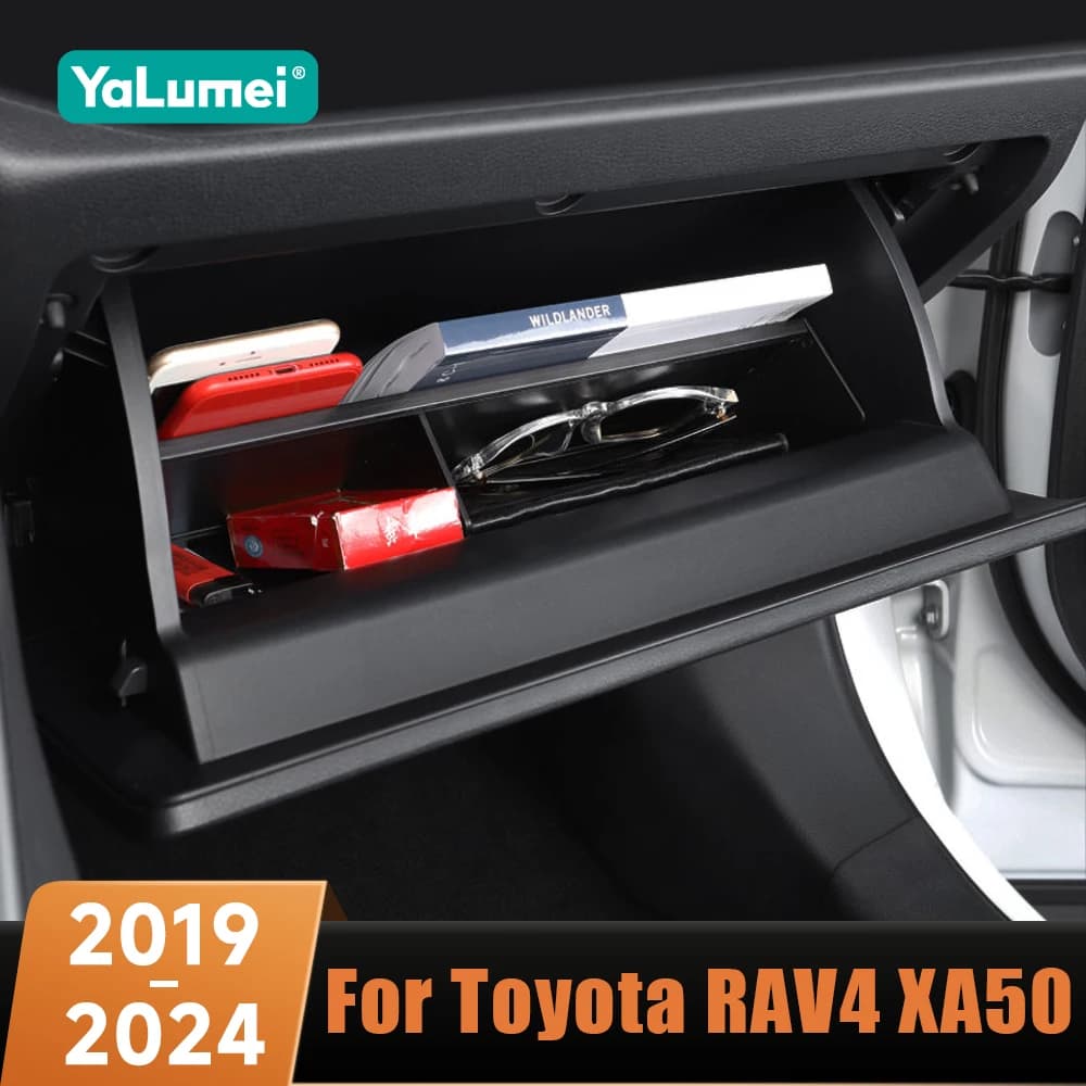 Organizzatore per Vano Portaoggetti Auto, Accessori per Toyota RAV4 XA50 Hybrid 2019-2024