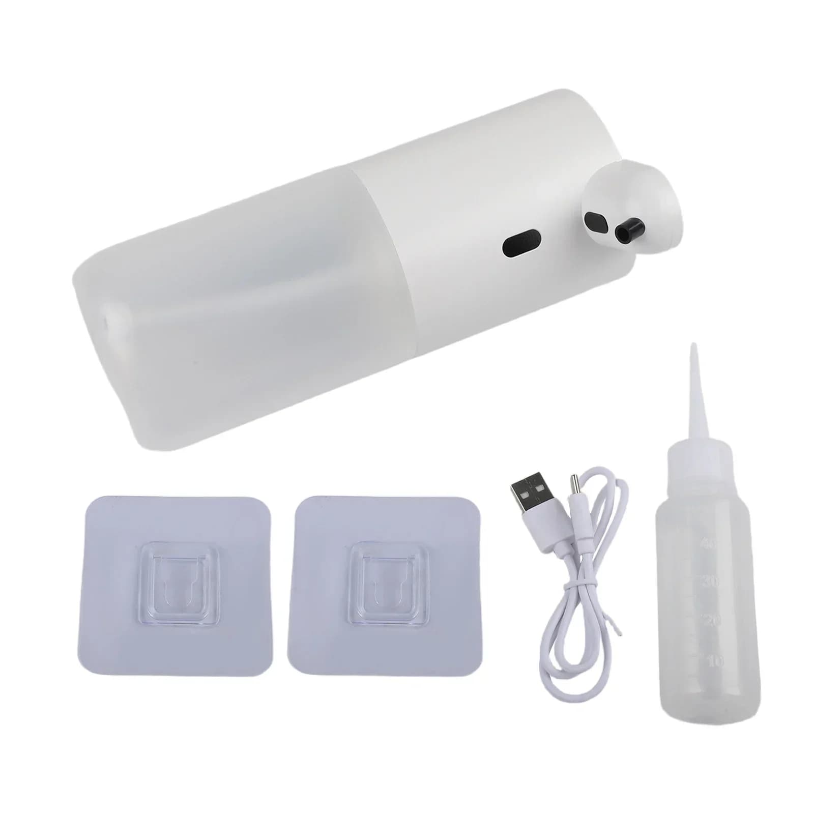 Dispenser di sapone con sensore Dispenser a parete Bagno pubblico Dispenser di sapone a distanza regolabile bianco Igiene senza tocco
