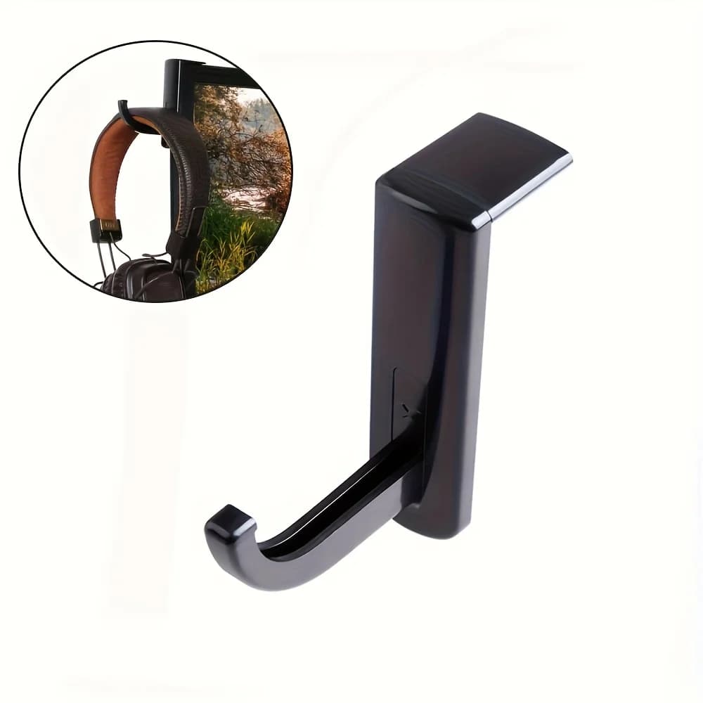 2 pezzi supporti universali per cuffie computer desktop cuffie gancio per cuffie supporto per monitor ganci rack di archiviazione per cuffie
