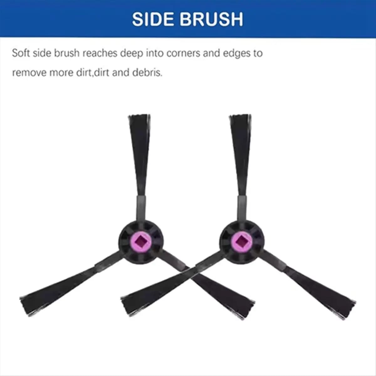 AT59 26 Pieces for JONR P20 PRO Vacuum Cleaner Brush Lateral Brush Lavender Bag Collector