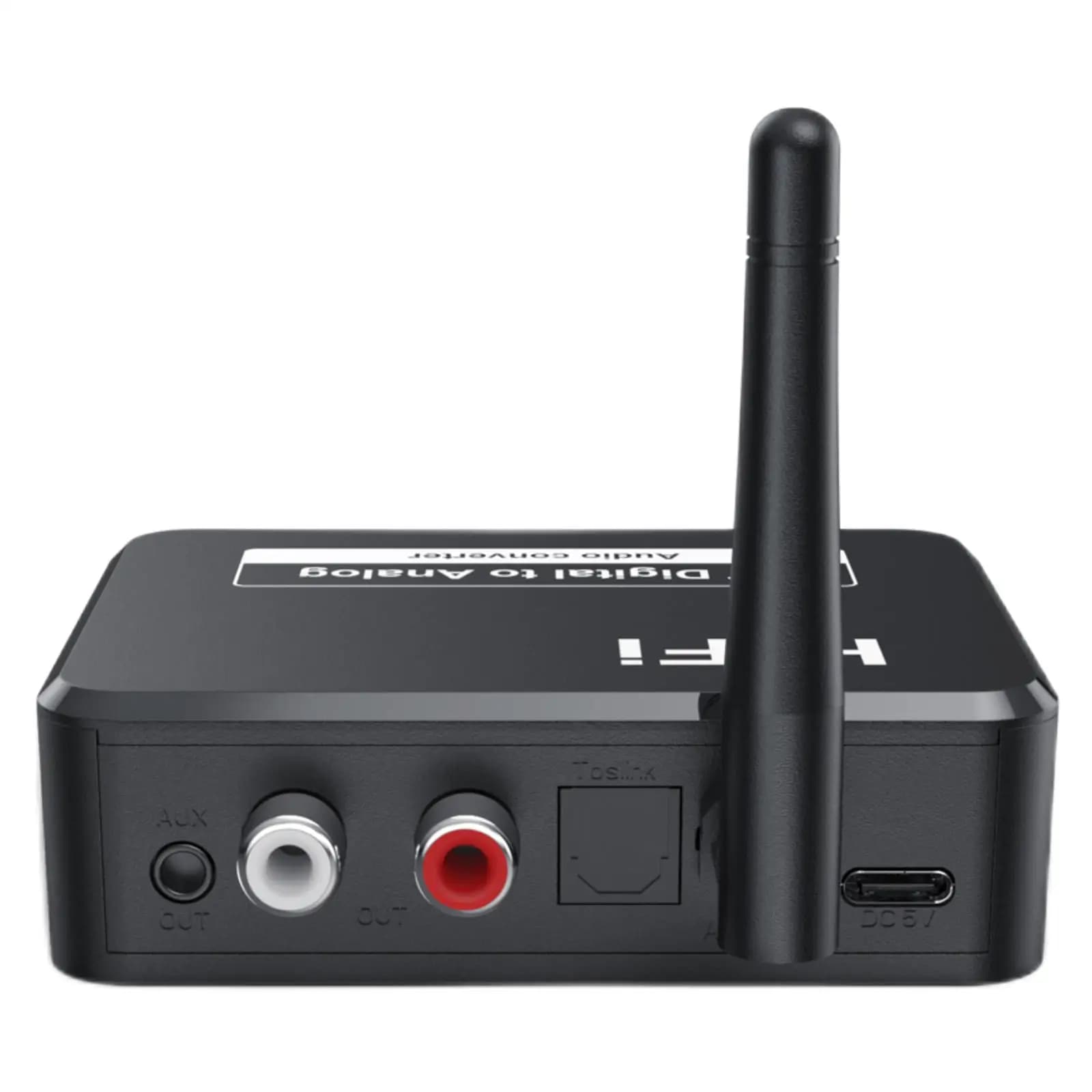 Ricevitore audio Bluetooth 5.1 Ingresso AUX/ottico/coassiale per altoparlante per cuffie Adattatore audio a lungo raggio Plug Play HiFi