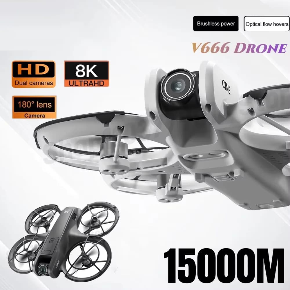 V666 Drone Professionale 8K HD Macchina Fotografica WIFI 5G Motore Brushless Intelligente Evitamento Ostacoli Quadcopter Giocattoli RC 20000M