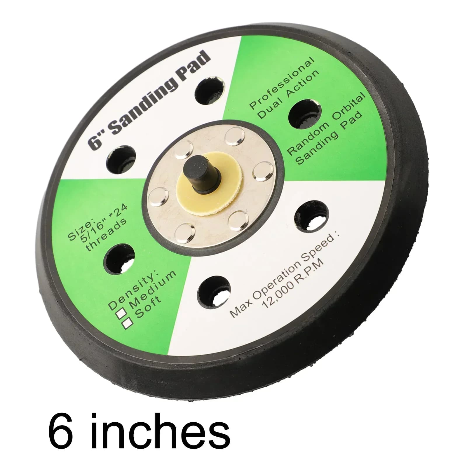 1Pc 150 millimetri Supporto Pad W/6 Fori Tampone di Lucidatura Supporto Gancio e Anello Spugna Levigatura Disco Backer Lucidatore Elettrico Levigatrice parti di utensili
