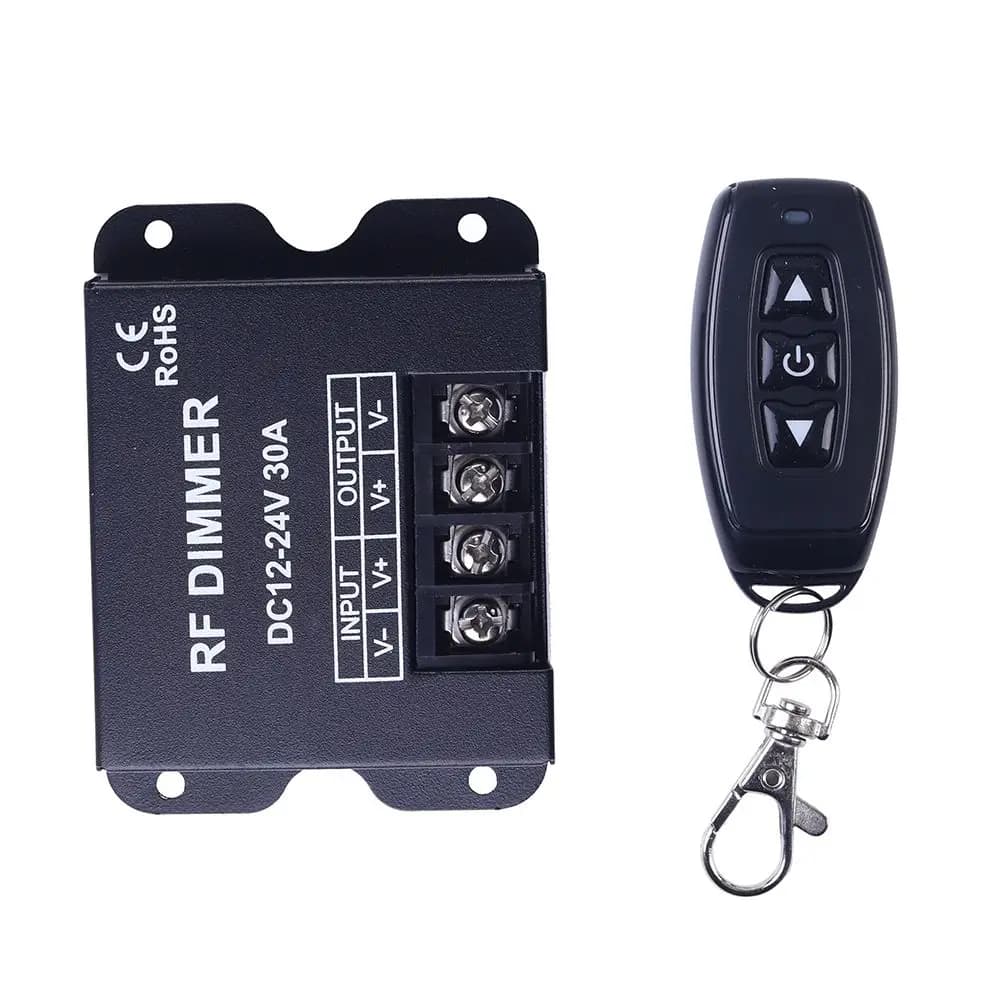 DC12V - 24V 8A LED Dimmer monocolore con telecomando RF controllo della luminosità per lampada Spot a LED striscia da incasso