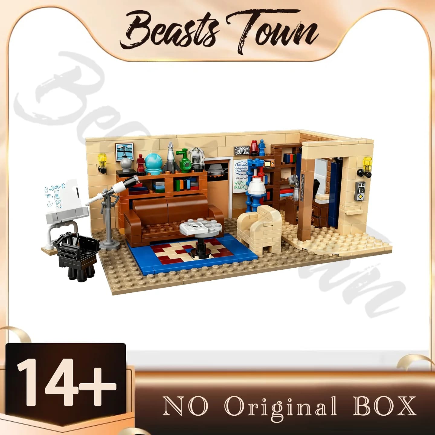 2025 Nuovo MOC BigBang Teoria TV americana Dramma Amici Soggiorno Modello Building Blocks 21302 534 pezzi Mattoni Bambini Regalo di Natale