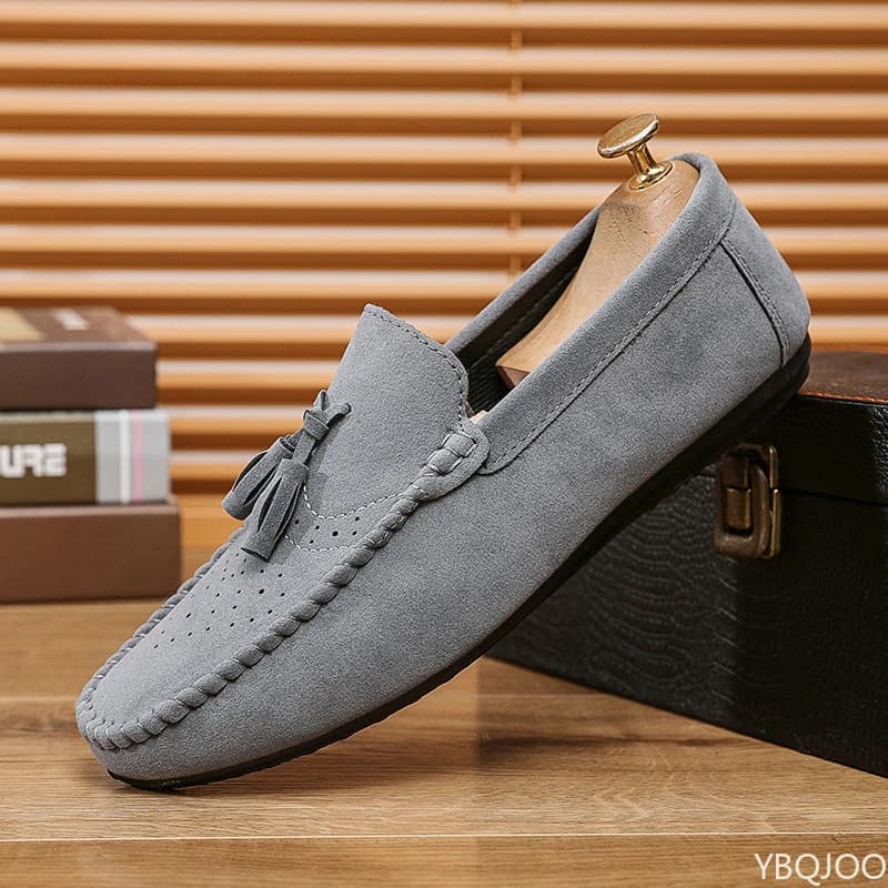 Scarpe casual in pelle da uomo Mocassini pigri da guida con suola morbida Appartamenti versatili alla moda Scarpe da uomo leggere alla moda Zapatos da donna