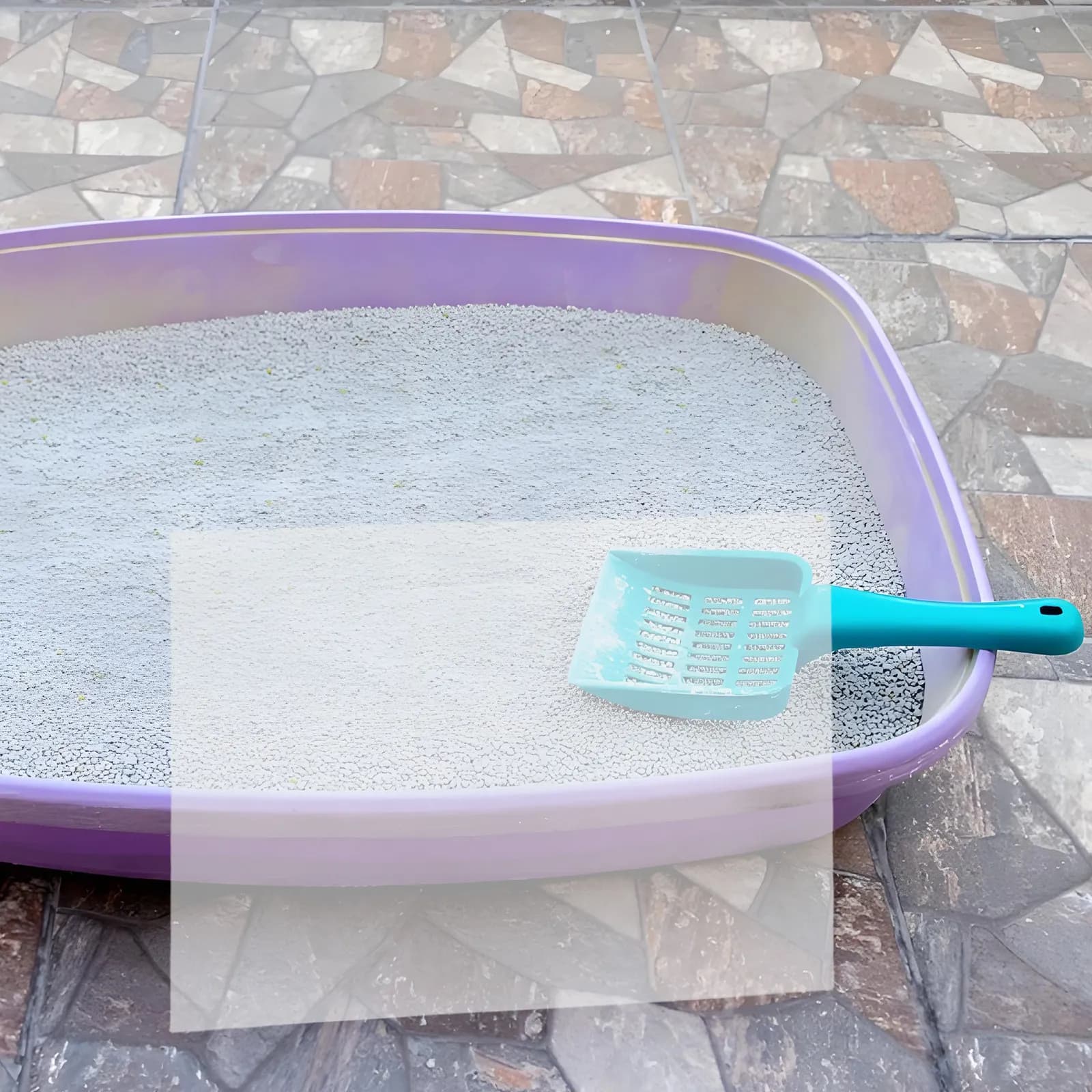 Set di 3 Protezioni Trasparenti Anti-Schizzi per Lettiera Gatti, Copertura Completa per Vasche Aperte, Facile Installazione