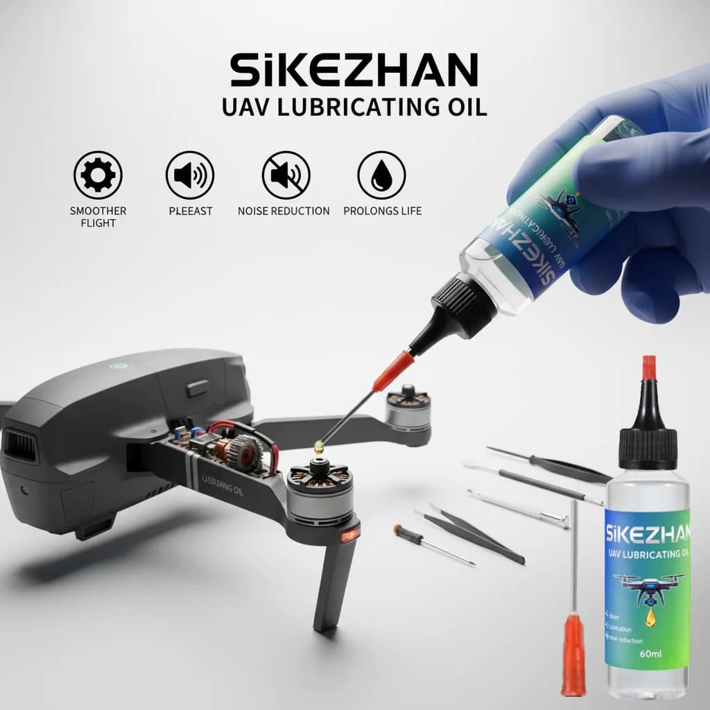 Drone Motor Lubricating Oil , Needle‑Tip Lube for UAV Brushless Motors, Smooth Rotation, Noise Reduction, Anti‑Rust
