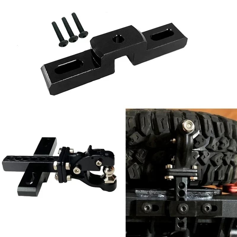 Supporto per gancio di traino per rimorchio in metallo per 1/10 YK4102 1/8 YK4082 Yikong RC Crawler Car Upgrade Parts accessori