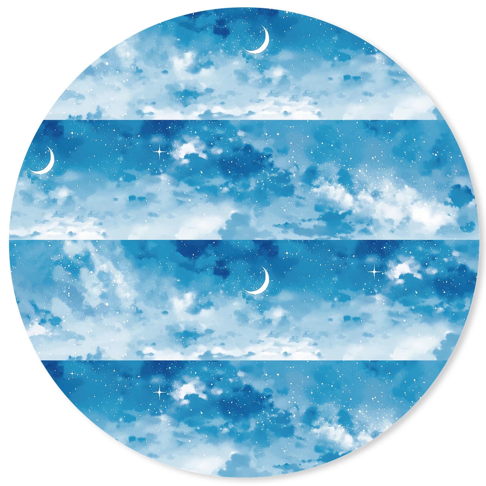 Etori Life Starry 60 mm×2 m Washi Tape azzurro chiaro effetto acquerello, atmosfera cielo stellato, materiale per diari, per sacchetti regalo per bambini, forniture per scrapbooking fai da te, decorazioni per la stanza, adesivi per feste, lavoretti fai da te, astucci per matite, sacchetti regalo per studenti, forniture scolastiche, adesivi per timbri, adesivi per giocattoli per bambini