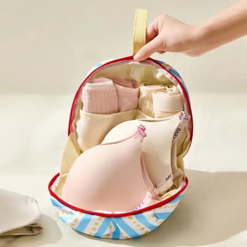 Portable Travel Bra Underwear Organizer Bags Multi-function Storage Bag Toiletry Cosmetic Case Storage Bag For Intimate Clothes
